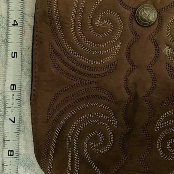 Unique Upcycled Cowboy Boot Purse W/Pink Quartz - Picture 10 of 12